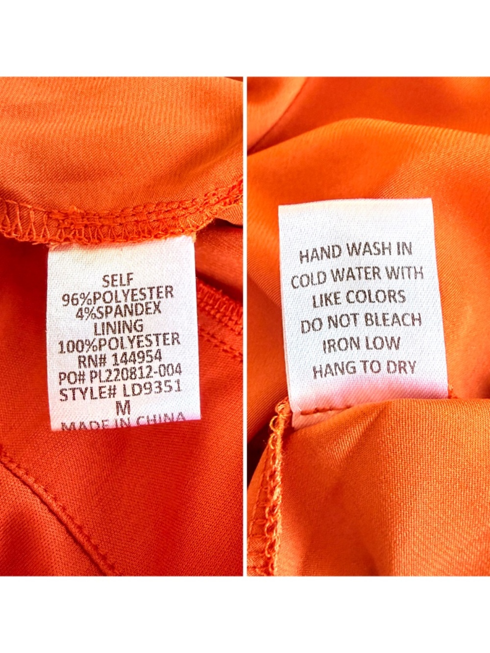 Sultry Flamenco Orange Satin One Shoulder Cutout Ruffle Formal Gown Luxxel Sz M - Picture 13 of 17
